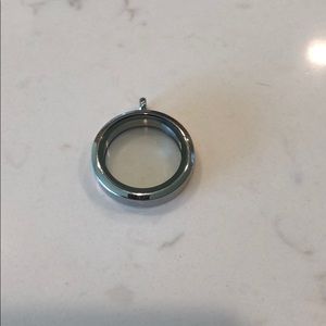 Origami Owl large silver locket